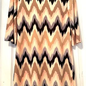 Chevron Patterned Women's Dress
